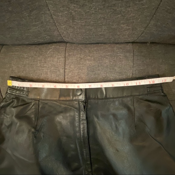 Vintage Leather Skirt - Picture 5 of 6